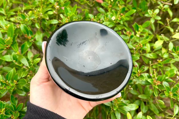 Obsidian Crystal Bowl