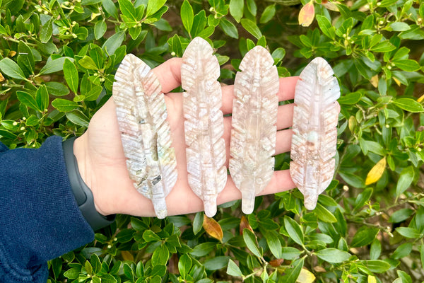 Feather Crystal Carving