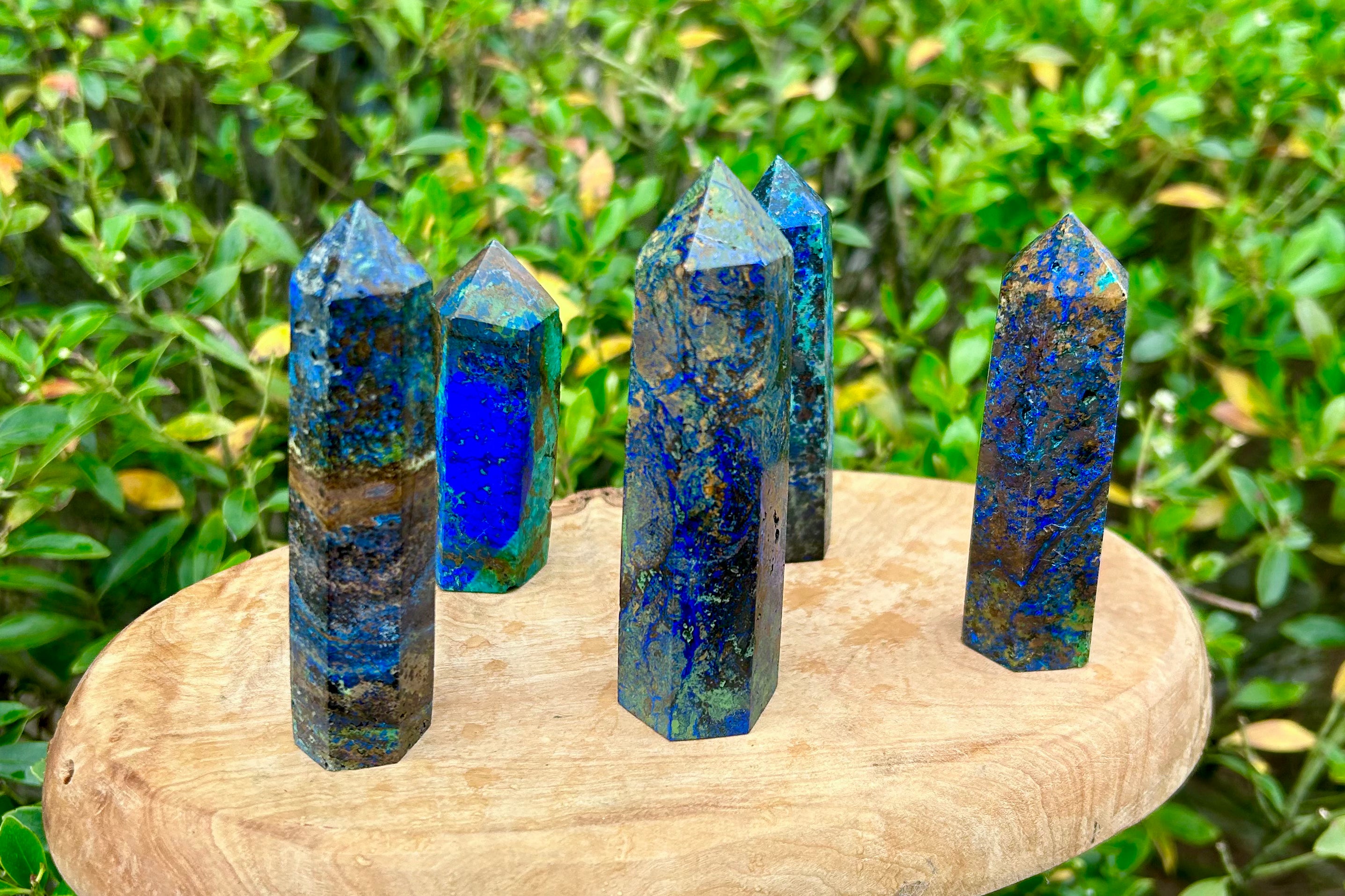 Azurite Crystal Point