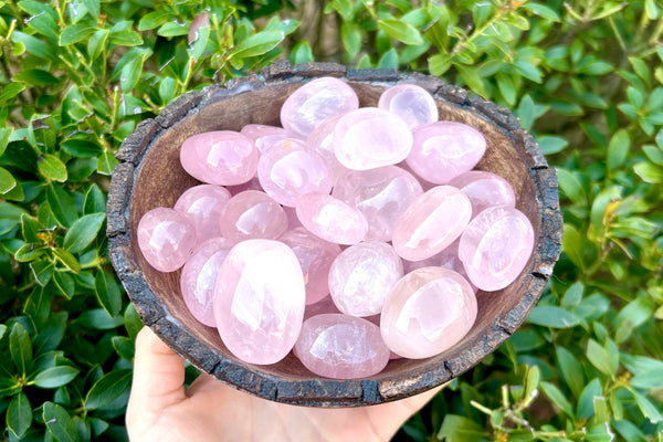 Star Rose Quartz Tumble stone