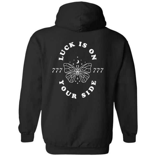 777 Angel Number Design-White Logo Design- G185 Pullover Hoodie