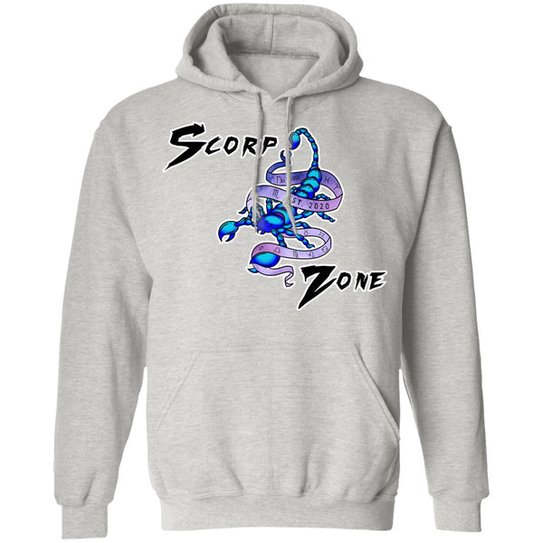 Pullover Hoodie - Large Scorp Zone Logo On Front