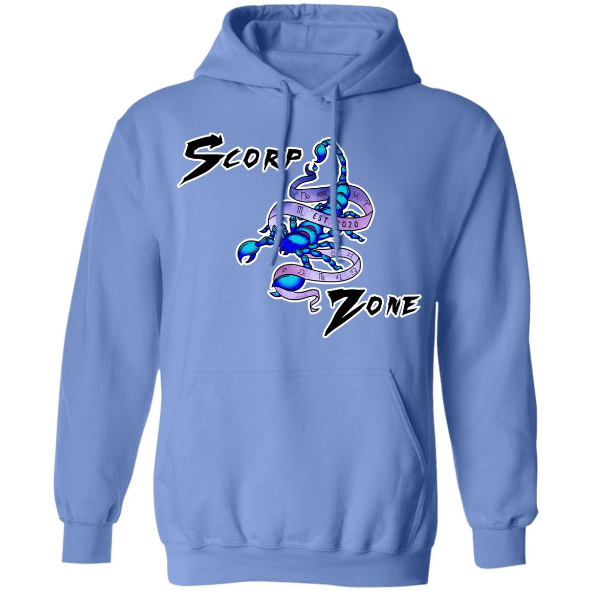 Pullover Hoodie - Large Scorp Zone Logo On Front
