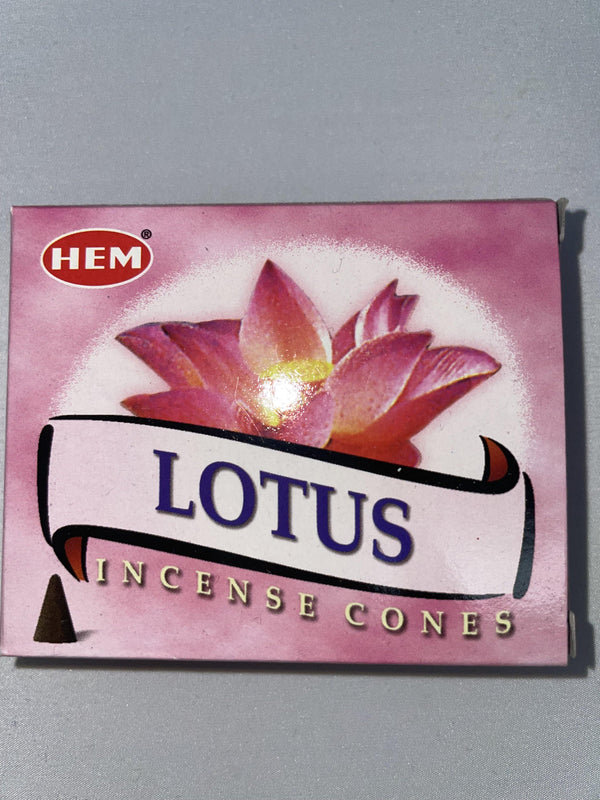 Lotus Incense Cones HEM - ScorpZone