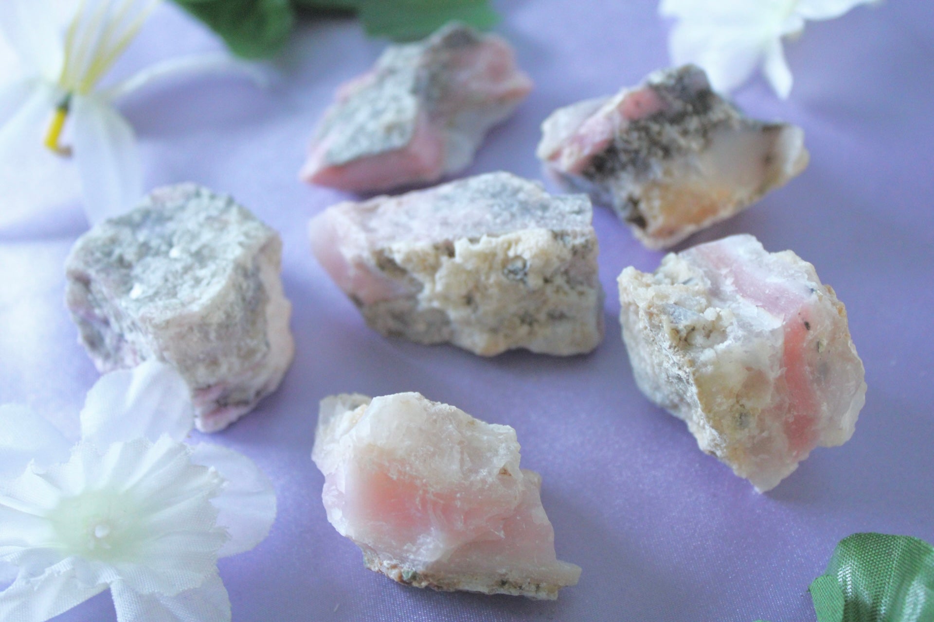 Pink Opal Raw Crystal Stone