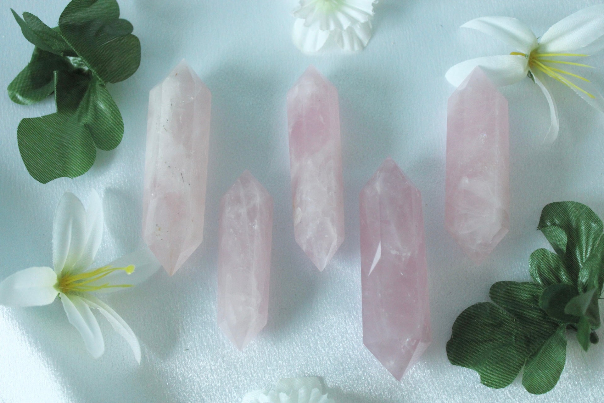 Rose Quartz Double Pointed Crystal