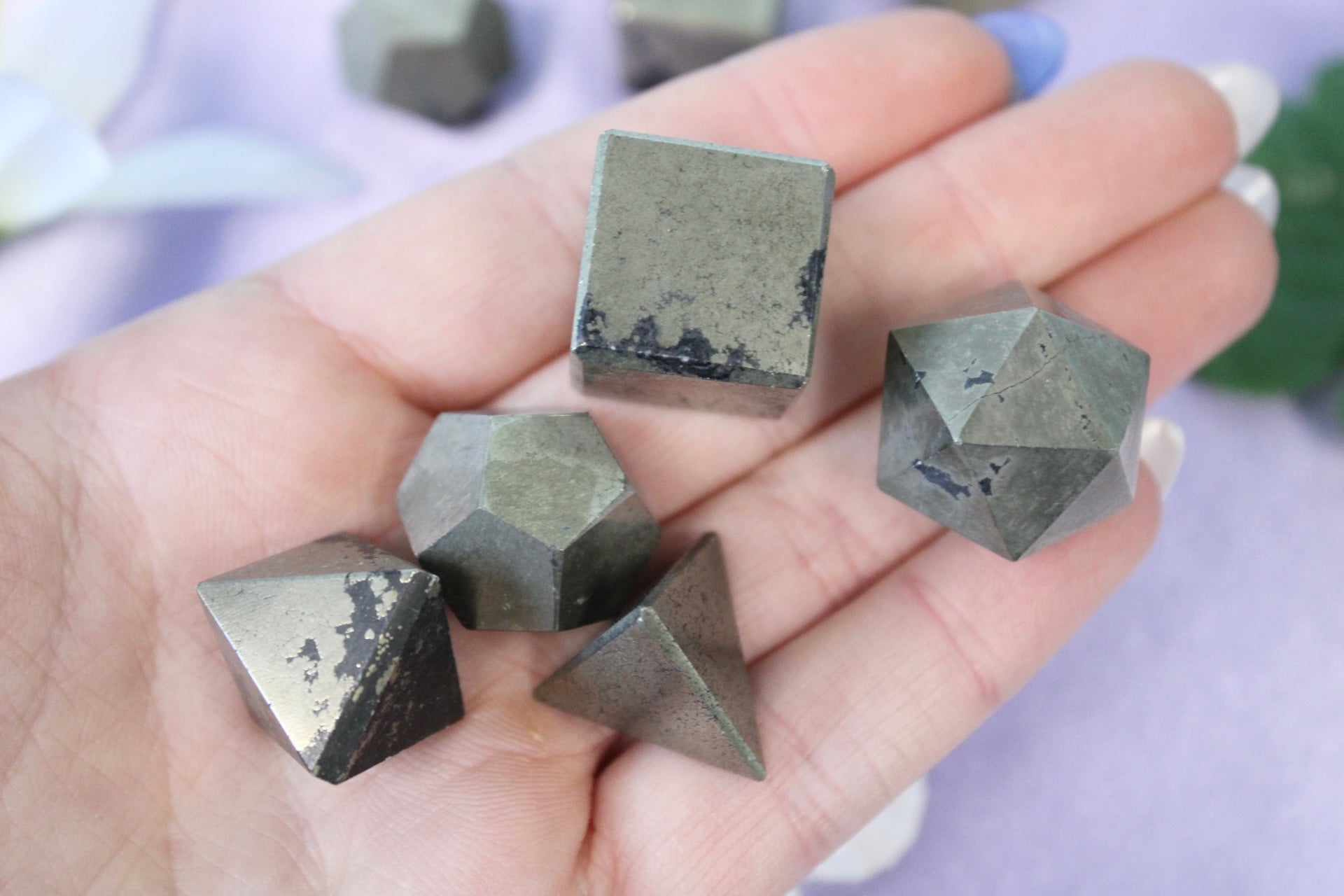 Pyrite Shaped Crystal