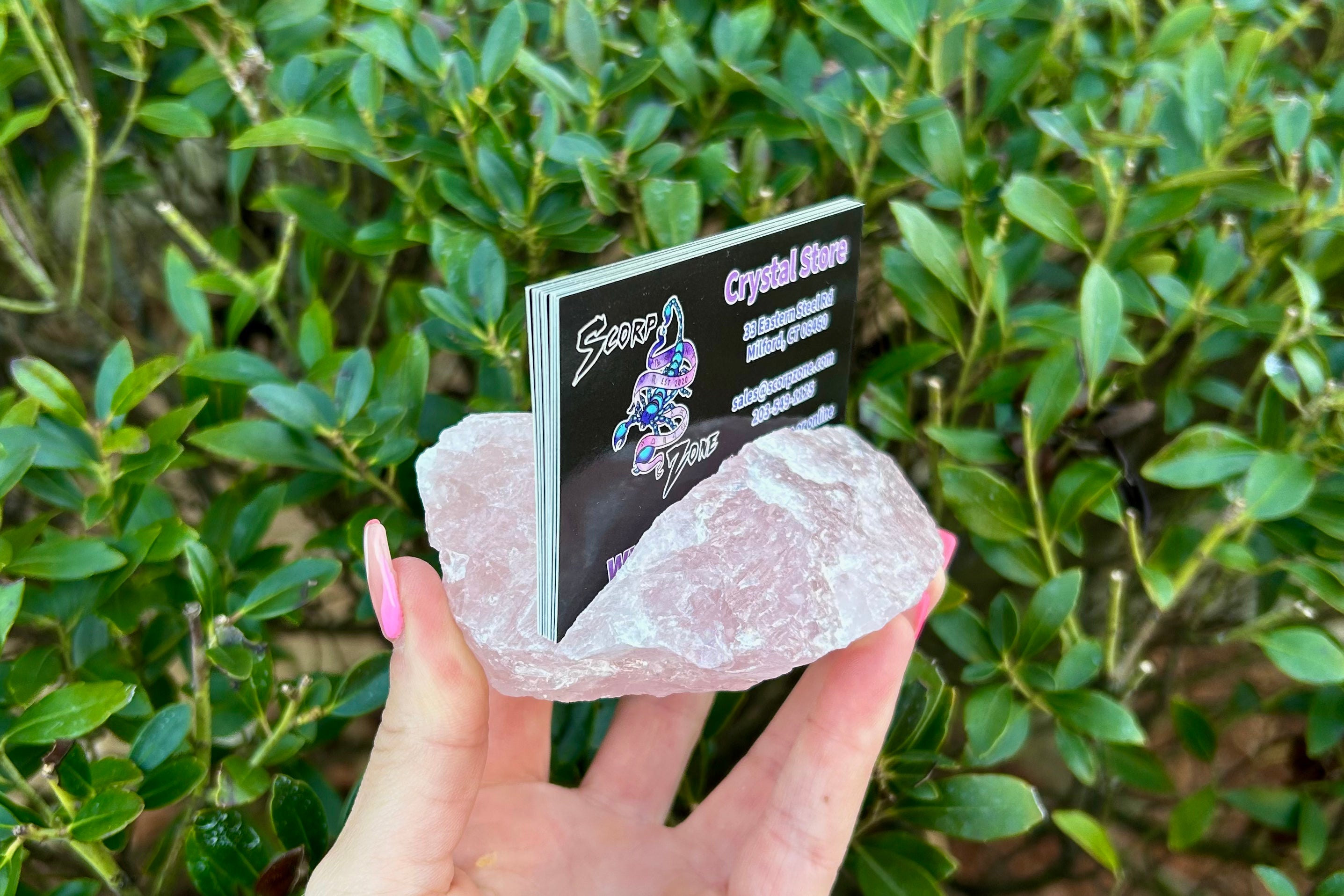 Card Raw Crystal Holders