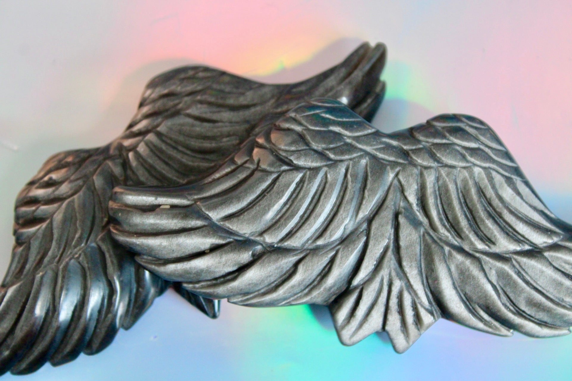 Angel Wings Crystal Carving