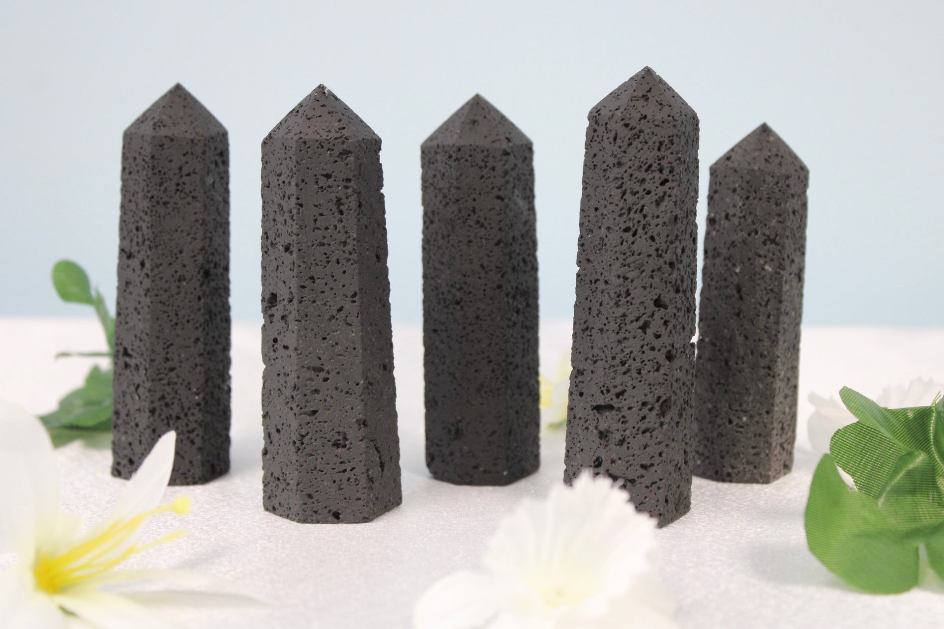 Lava Stone Crystal Point