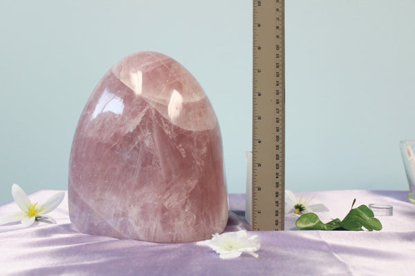 Rose Quartz Crystal Freeform