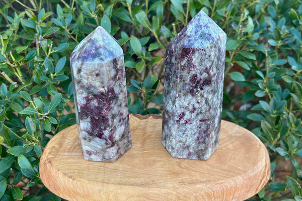 Pink Tourmaline Crystal Tower