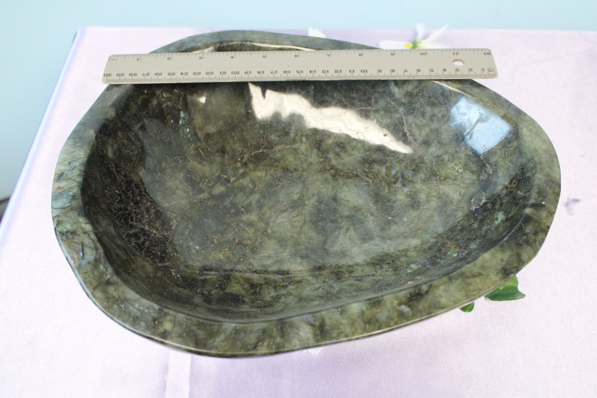 Giant Labradorite Bowl