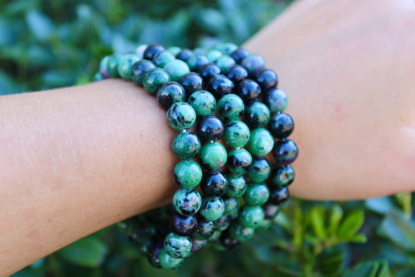 Ruby Zoisite Bracelet