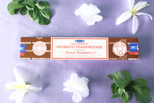 Aromatic Frankincense Incense Sticks SATYA