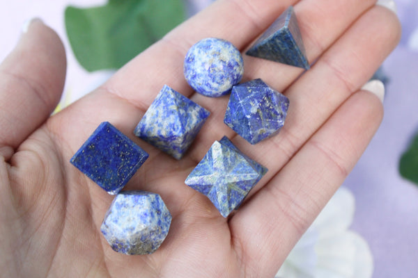 Lapis Lazuli Shaped Crystal