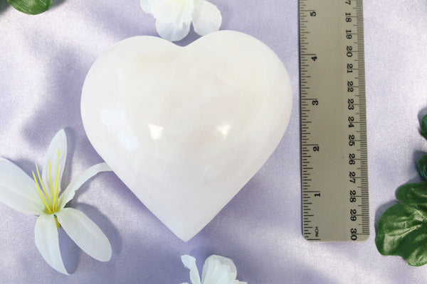 Pink Calcite Heart