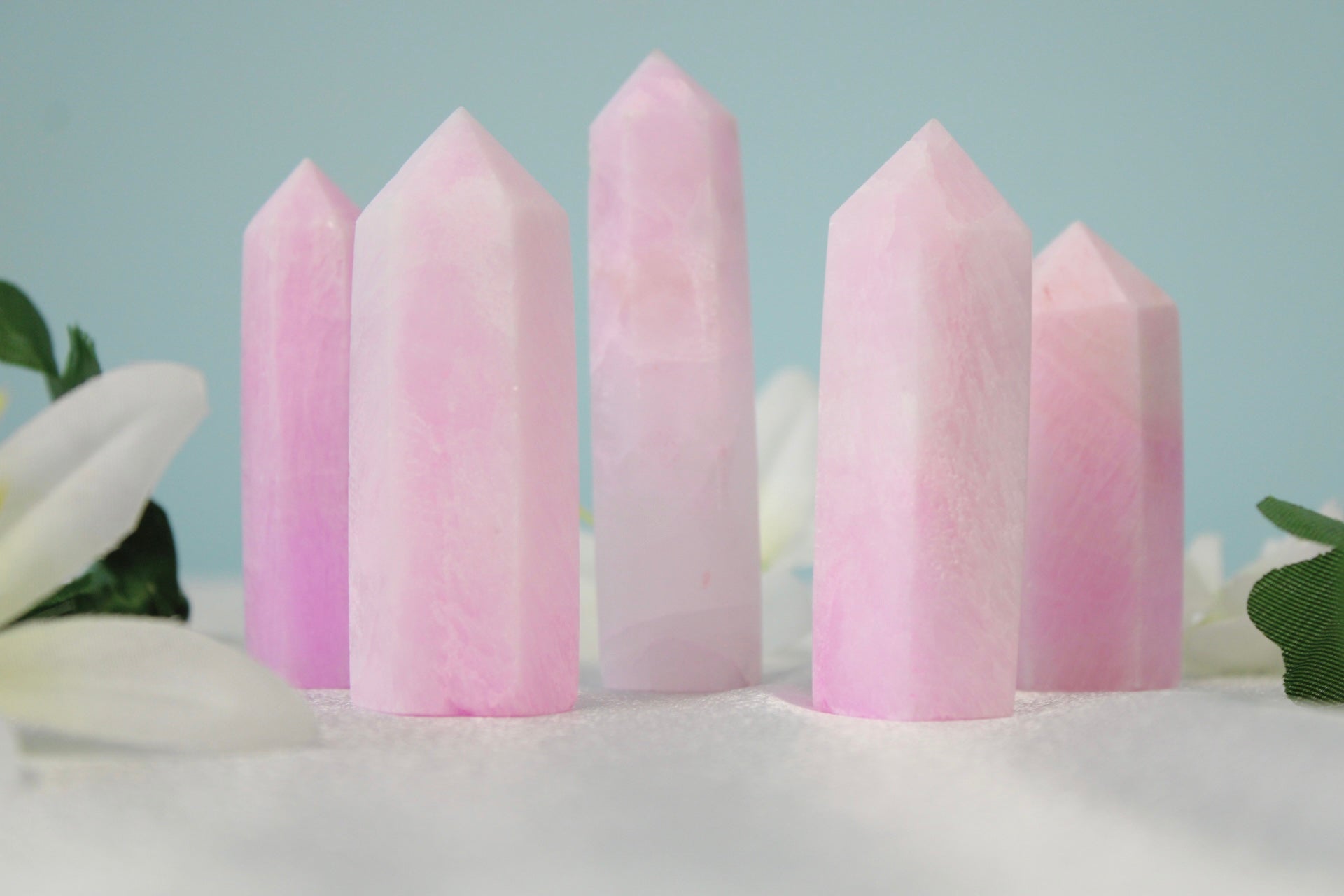 Pink Aragonite Crystal Point