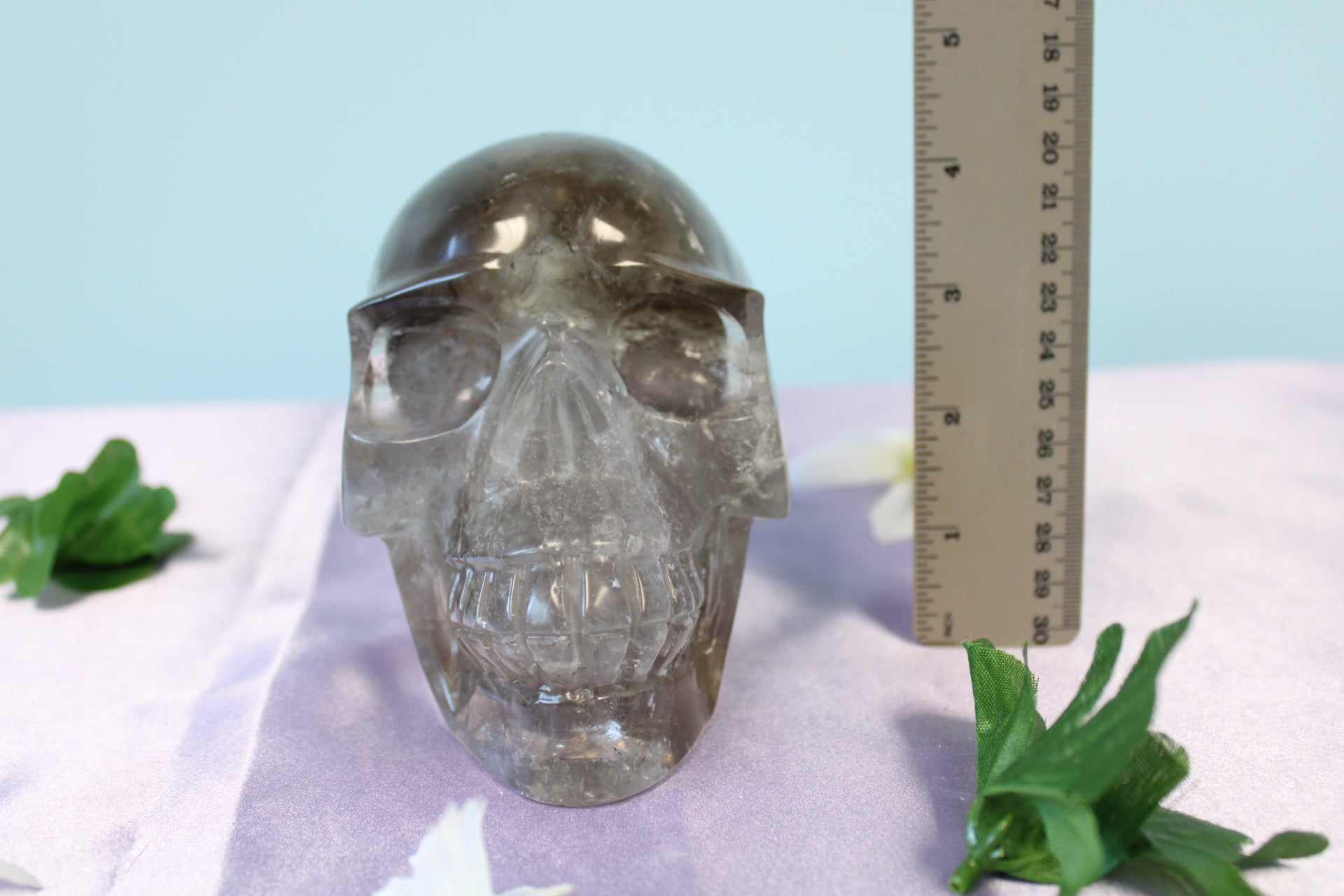 Smoky Quartz BIG Crystal Skull