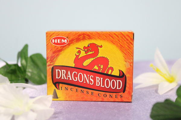 Dragons Blood Incense Cones HEM