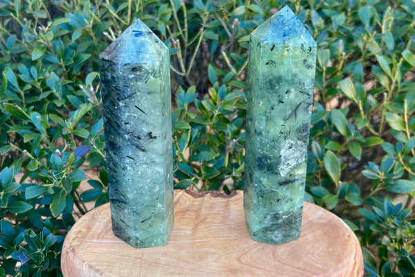 Prehnite Crystal Tower