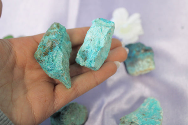 Chrysocolla Raw Stones