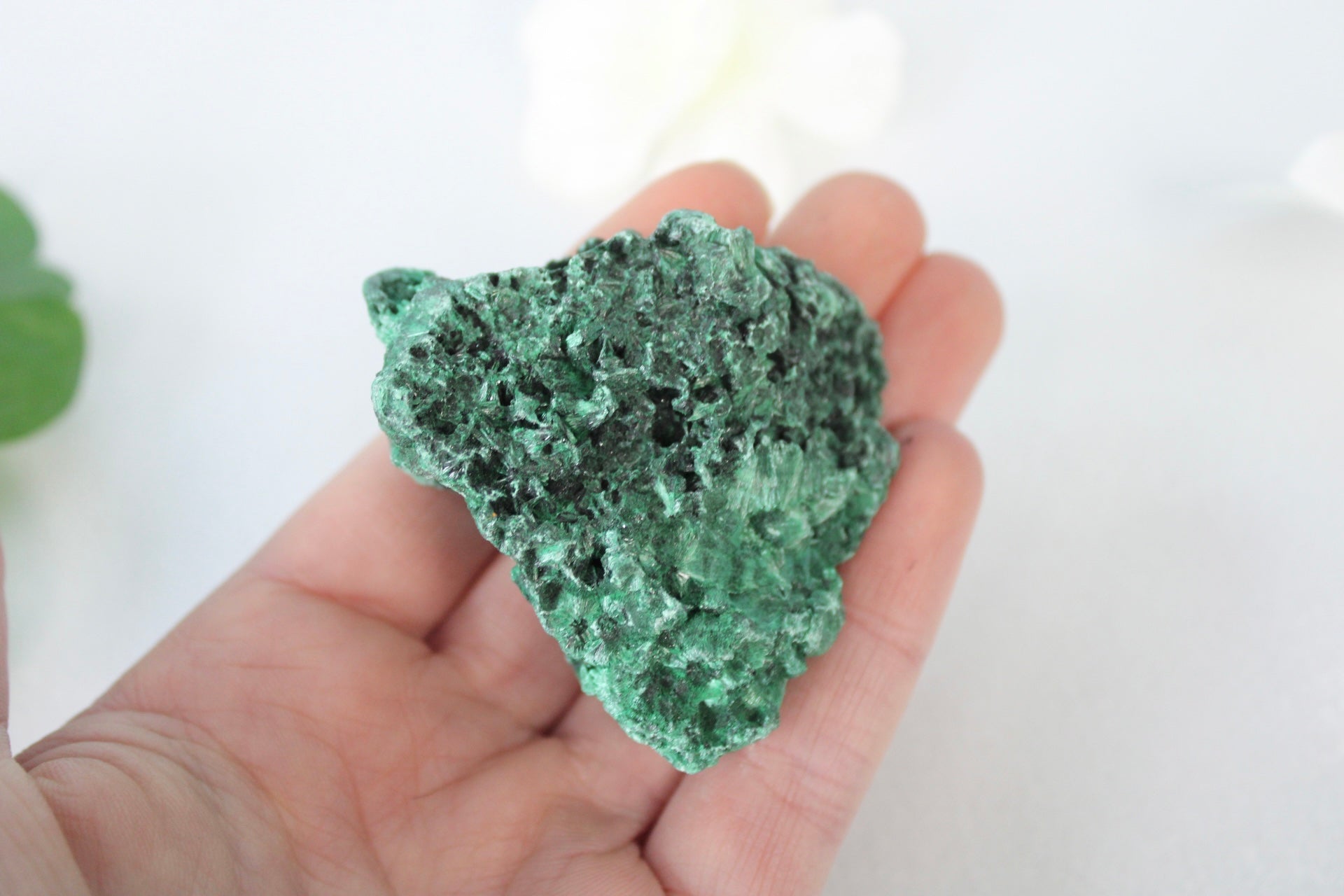 Malachite Crystal Mineral Specimen RAW