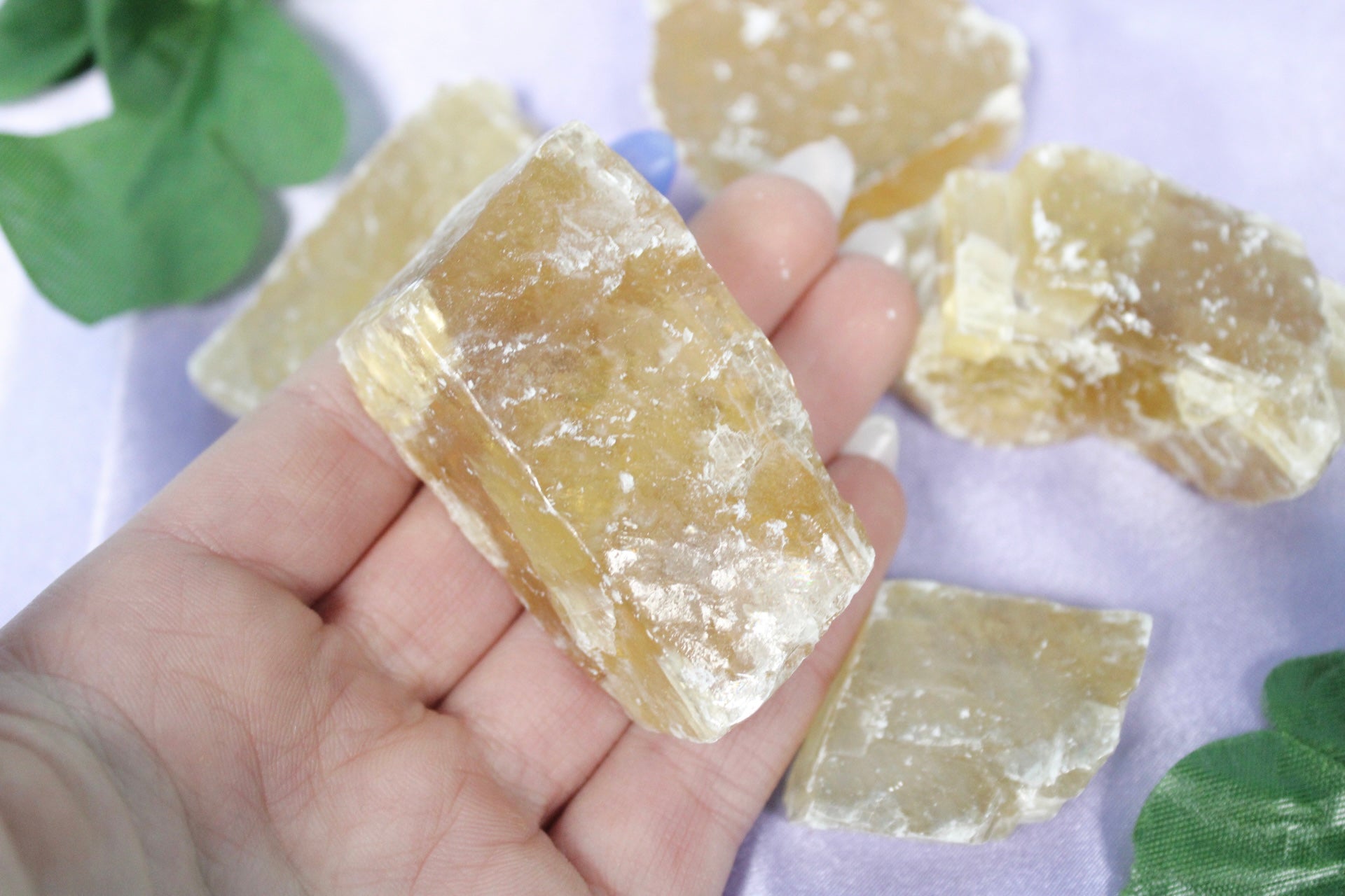 Honey Calcite RAW Stone