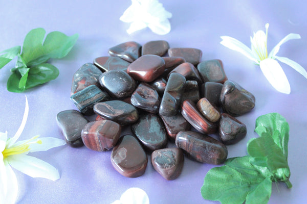 Red Tigers Eye Tumbled