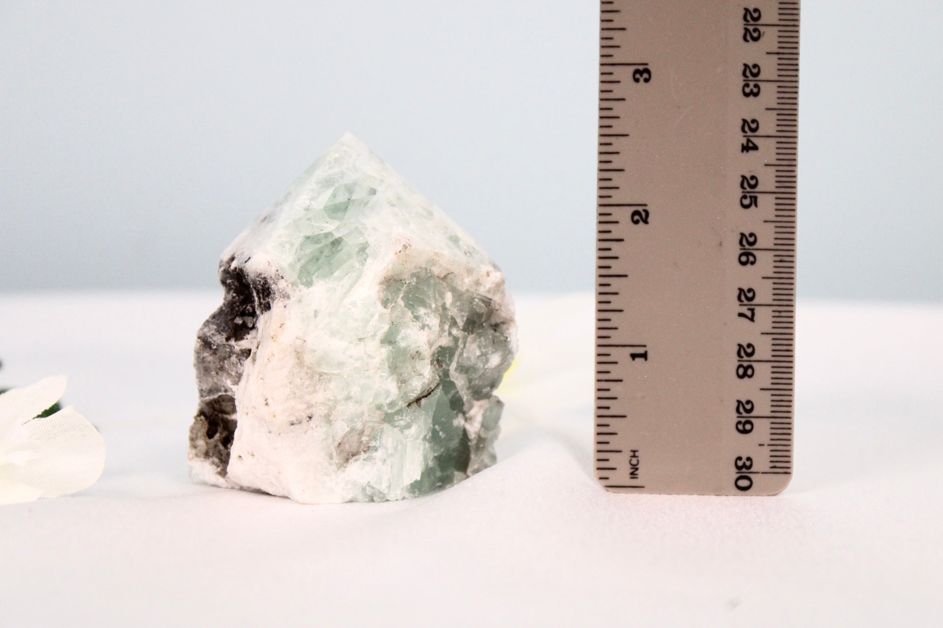 Fluorite Raw Polished Top Standing Crystal Point