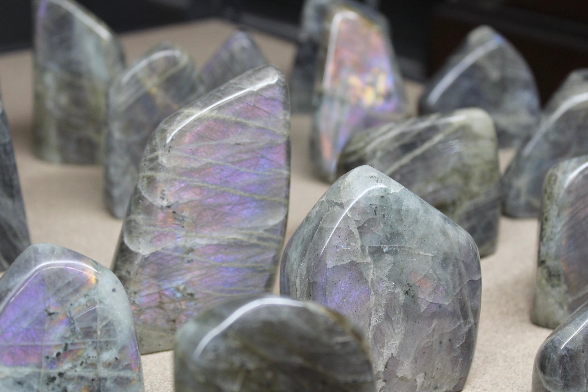 Purple/Blue Labradorite Crystal Standing Stones