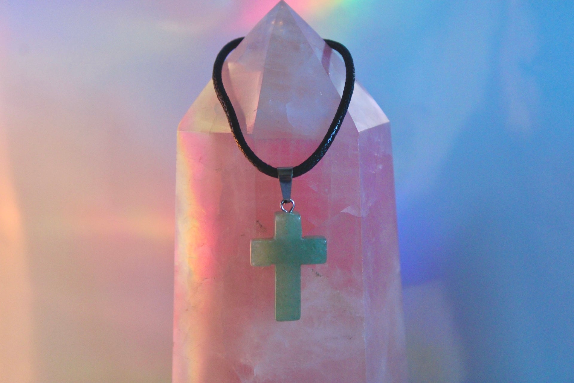 Cross Crystal Pendant/Necklace