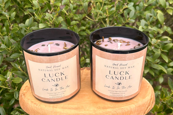 Luck 100% Natural Soy Wax Candle by Scorp Zone