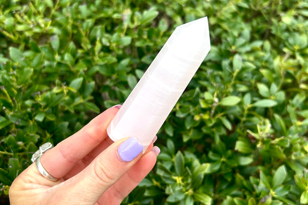 Pink Calcite Crystal Point