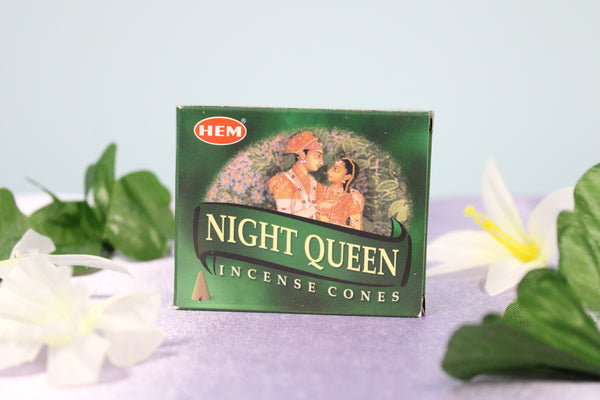 Night Queen Incense Cones HEM