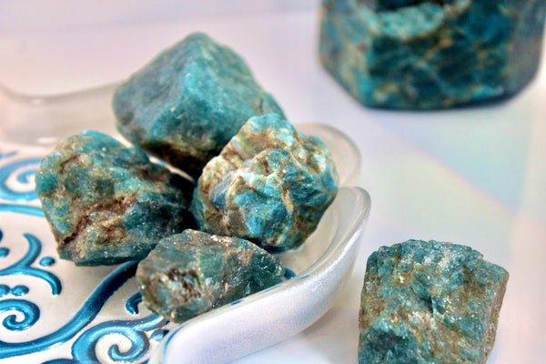 Blue Apatite Raw Stone