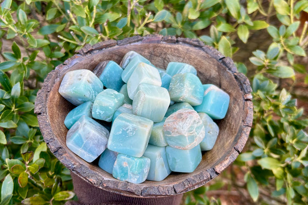 Sky Blue Quartz Cube