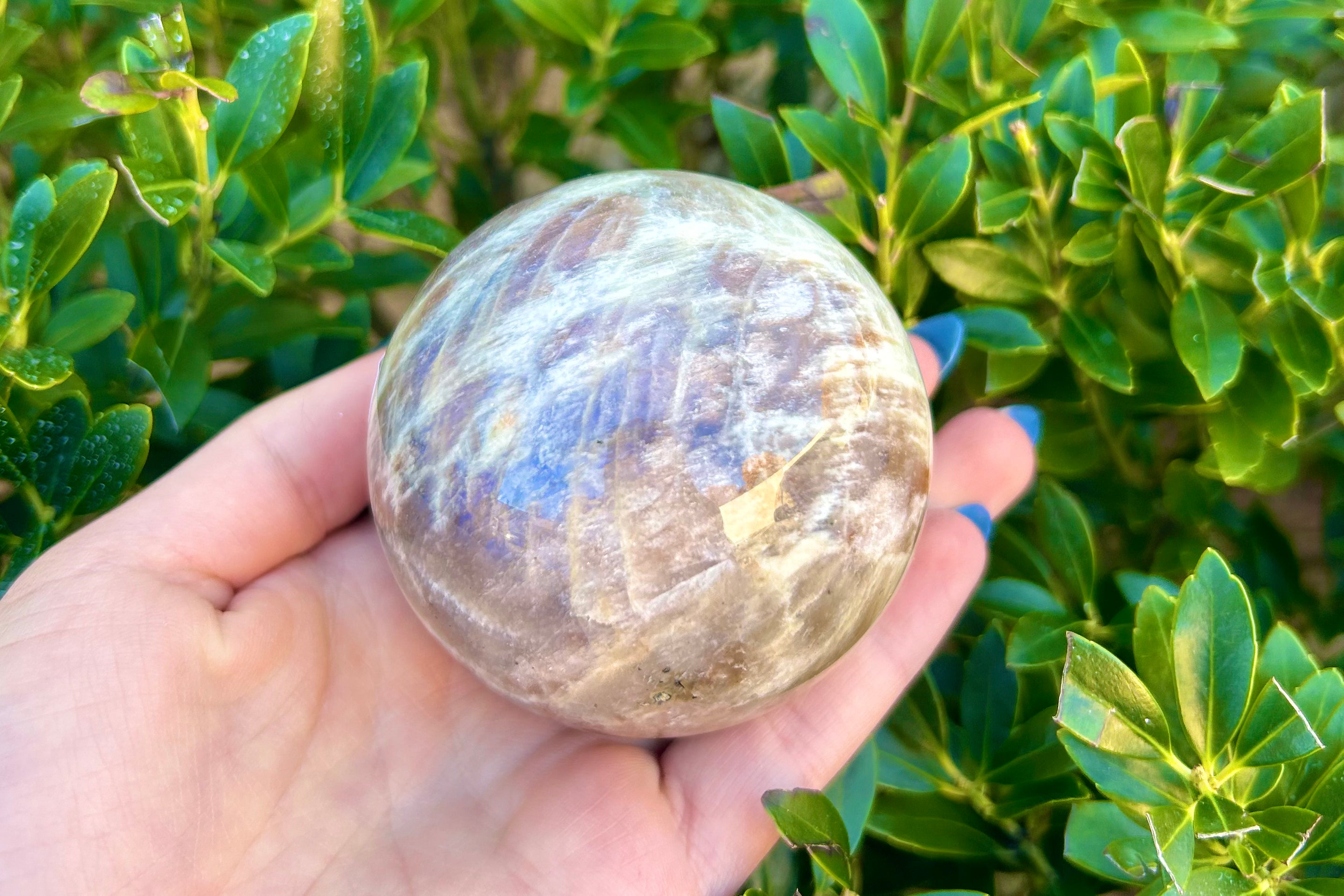Moonstone Crystal Sphere