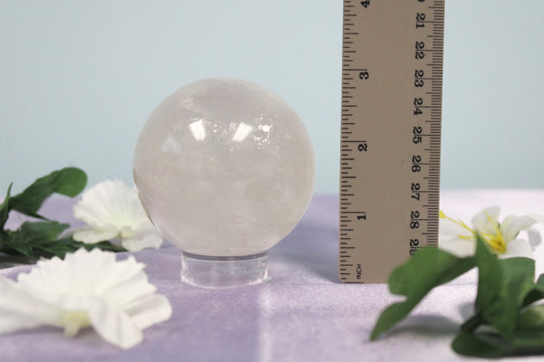 Clear Quartz Crystal Sphere