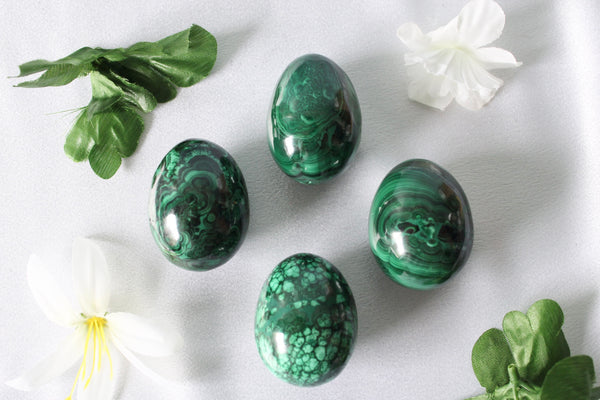 Malachite Crystal Egg