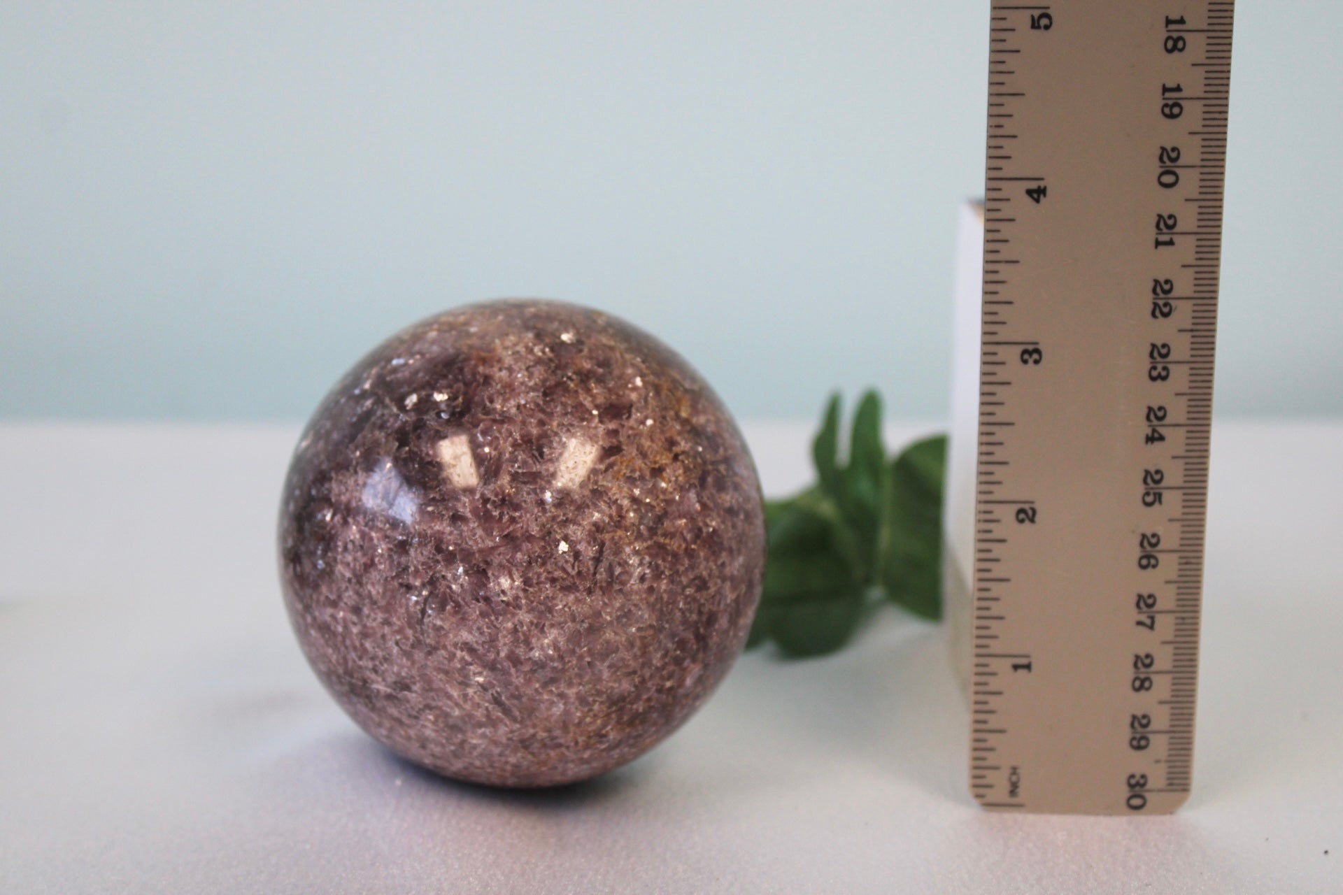 Lepidolite Crystal Sphere
