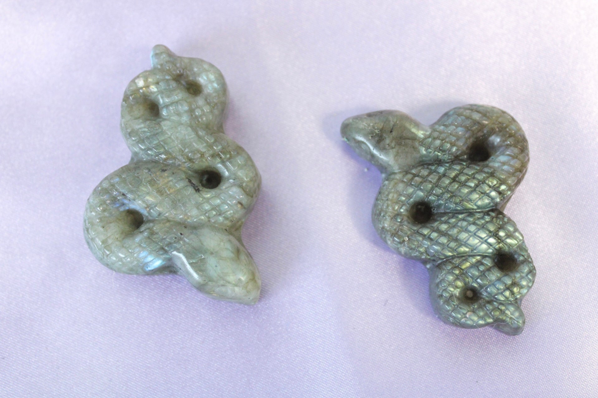 Snake Crystal Shaped Carvings