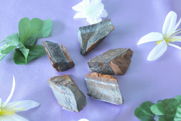 Blue Tigers Eye Raw Stone