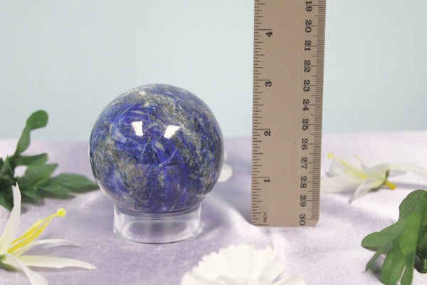Lapis lazuli Crystal Sphere