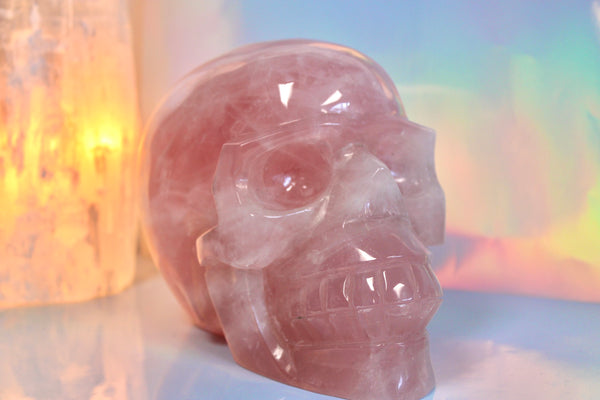 Rose Quartz Big Skull