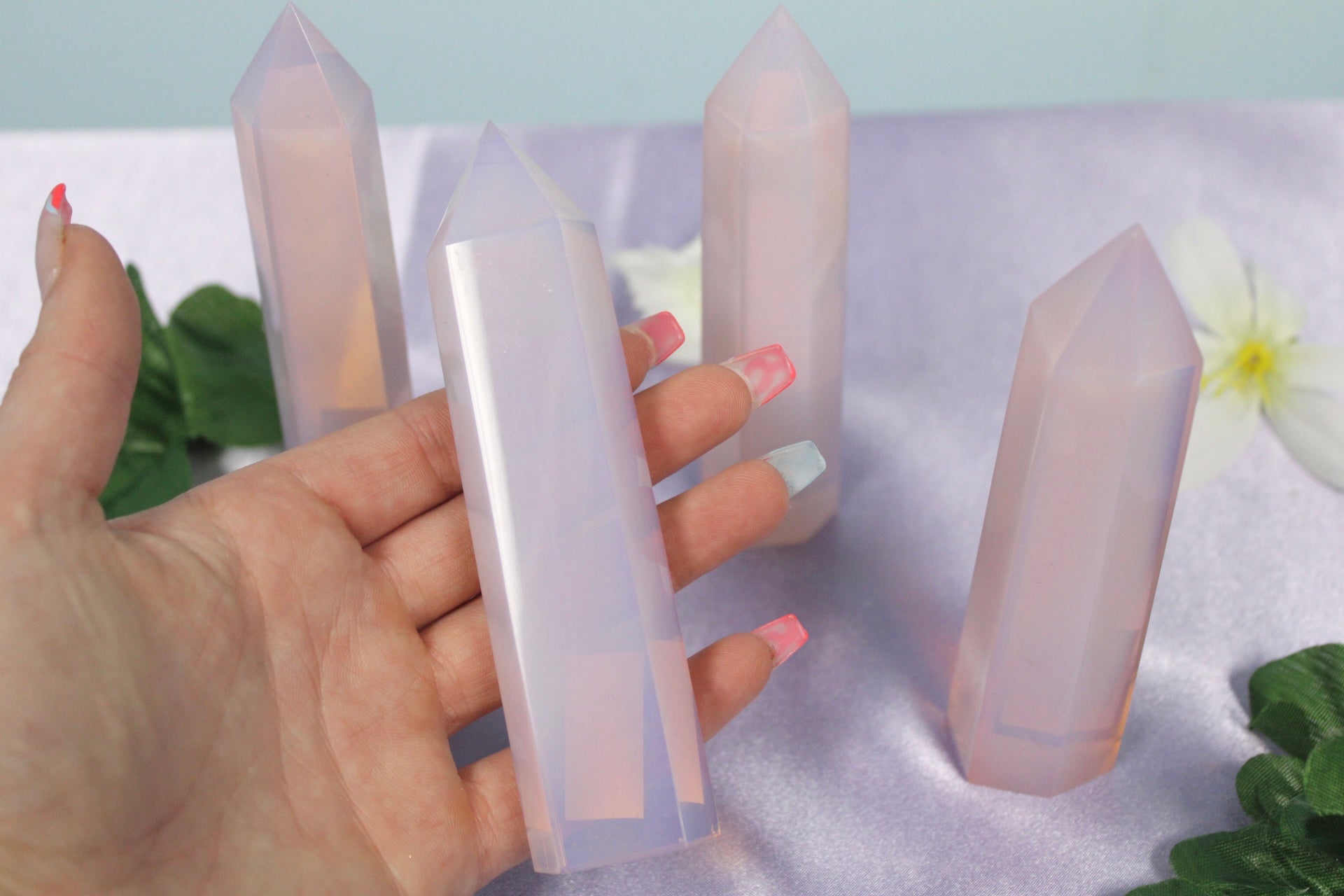 Pink Opalite Point