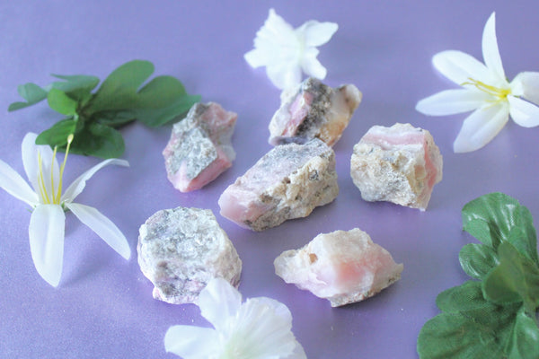 Pink Opal Raw Crystal Stone