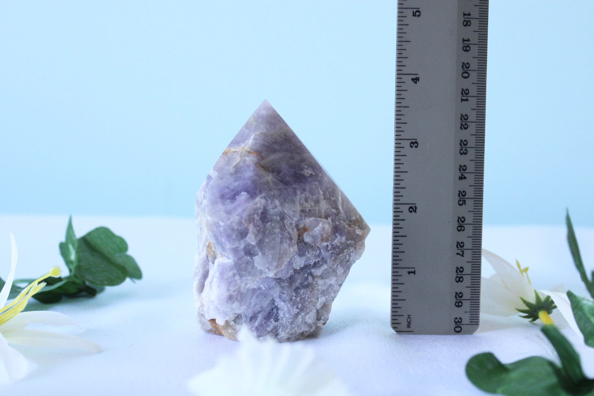 Amethyst Raw Free Form Polished Tops Standing Crystal Points