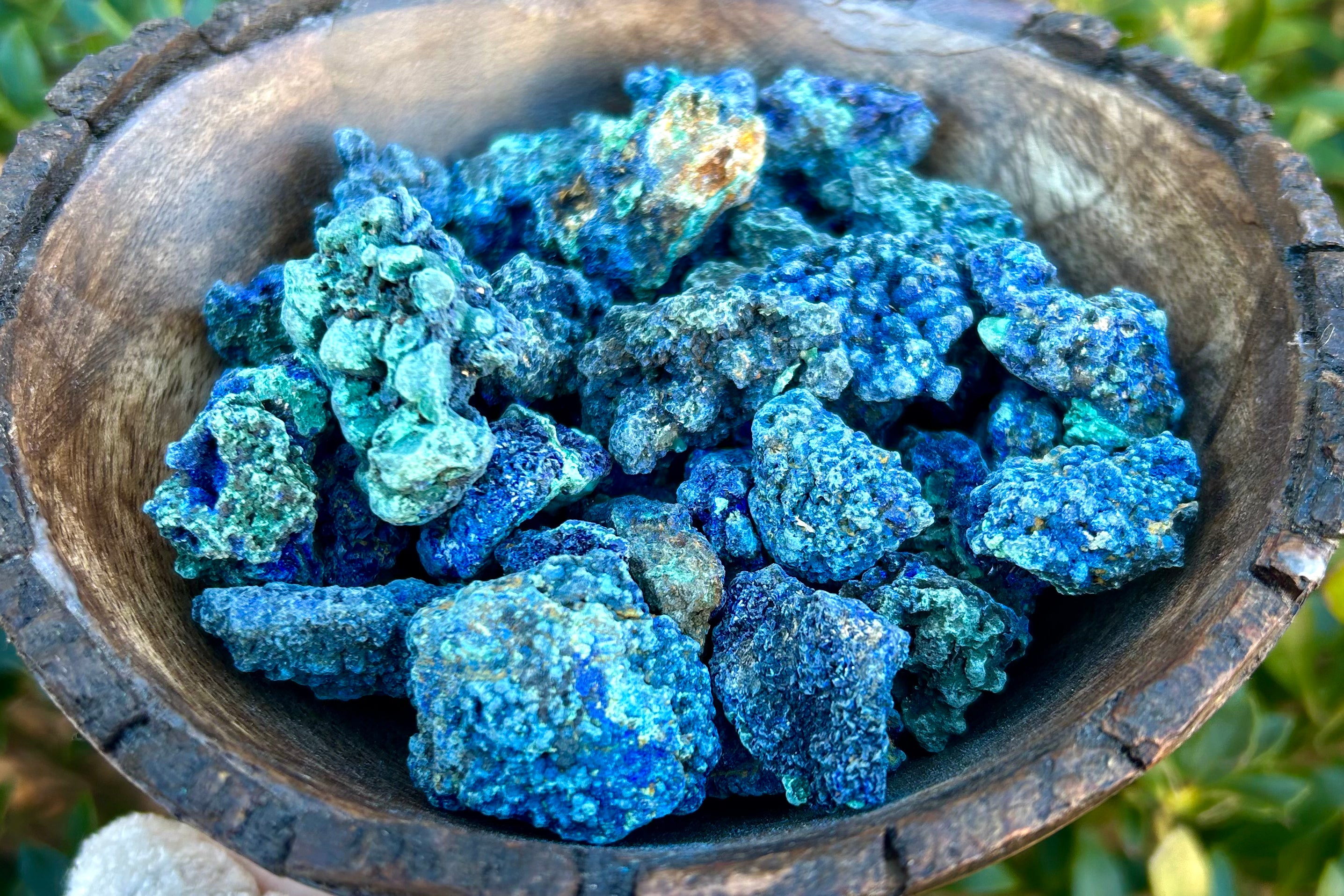 Azurite Malachite Crystal Mineral Specimen RAW