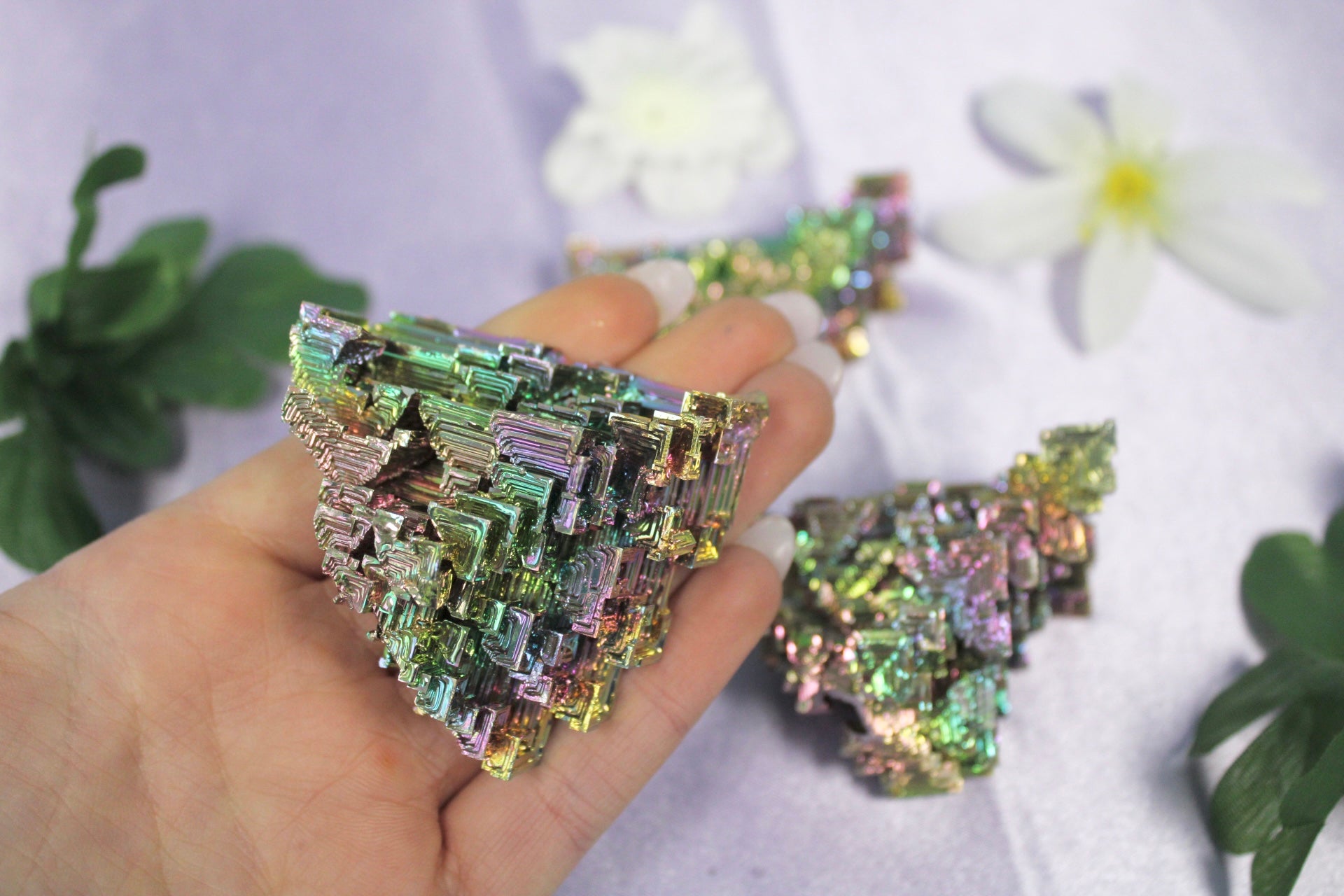 Bismuth Crystal Cluster